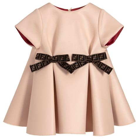 girls pink fendi dress|Fendi raincoat child.